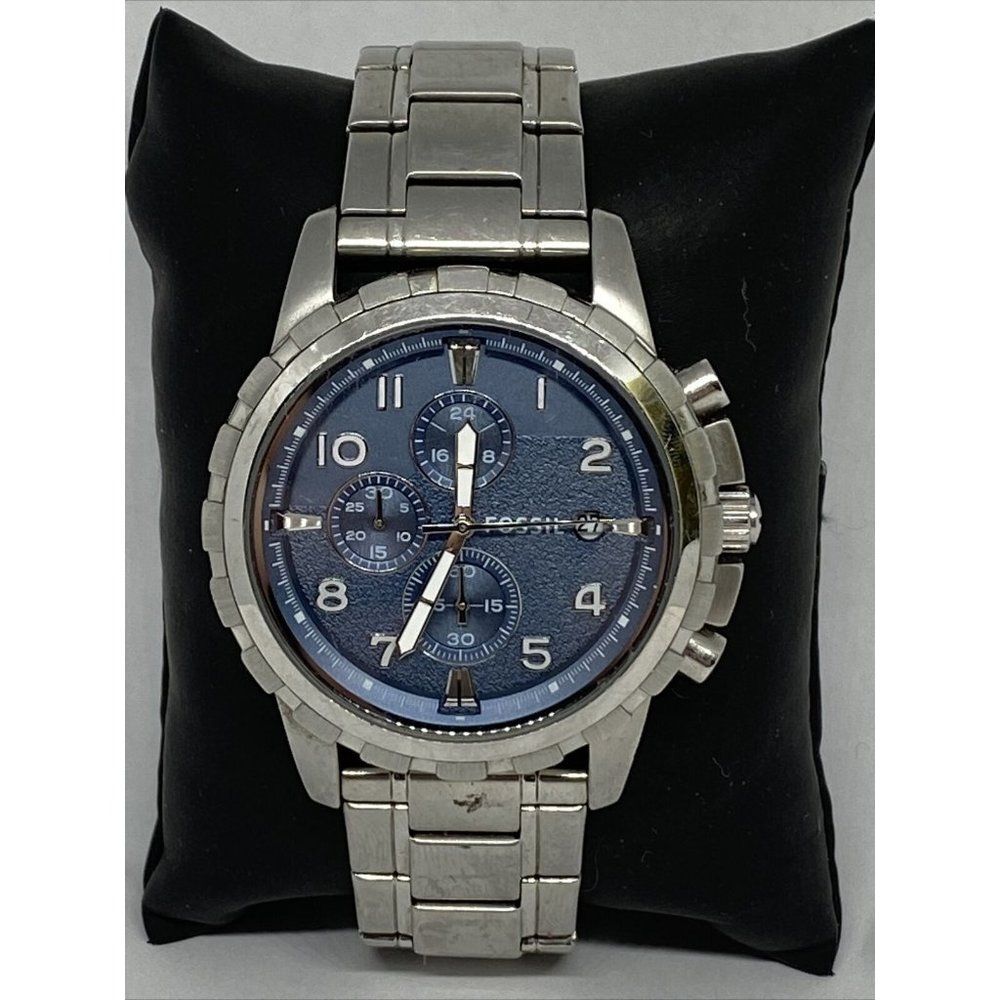 Fossil FS5023 Men's Stainless Steel Analog Dial Qu